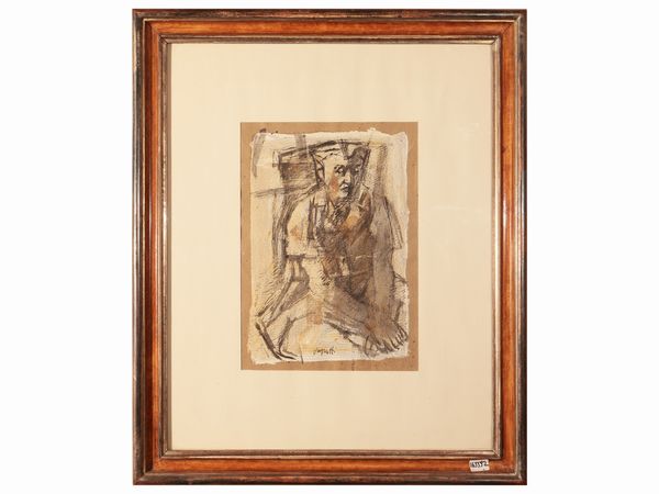 Gianni Vagnetti : Figura  - Asta Dimore fiorentine - Associazione Nazionale - Case d'Asta italiane