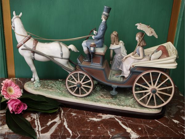 Grande gruppo in porcellana policroma, Llandr�  - Asta Dimore fiorentine - Associazione Nazionale - Case d'Asta italiane