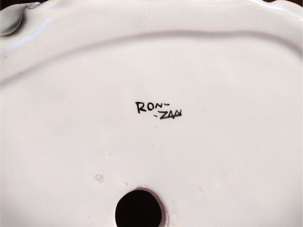 Gruppo in ceramica policroma, Ronzan  - Asta Dimore fiorentine - Associazione Nazionale - Case d'Asta italiane