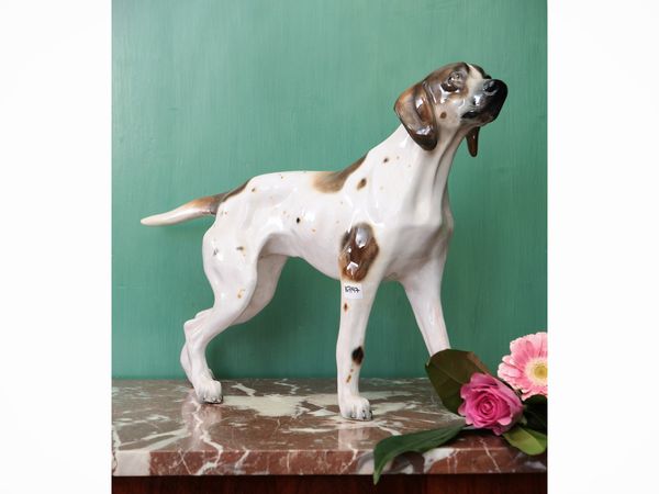 Gruppo in terracotta smaltata, Zaccagnini  - Asta Dimore fiorentine - Associazione Nazionale - Case d'Asta italiane