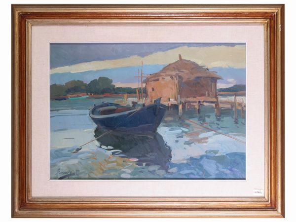 Piero Marchi : Bocca d'Arno  - Asta Dimore fiorentine - Associazione Nazionale - Case d'Asta italiane