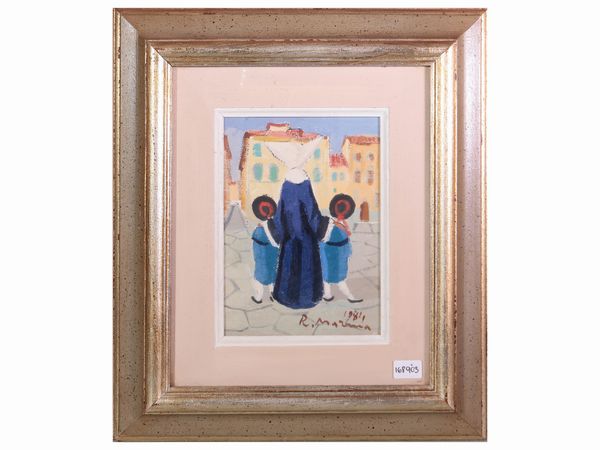 Rodolfo Marma : Monachina 1984  - Asta Dimore fiorentine - Associazione Nazionale - Case d'Asta italiane