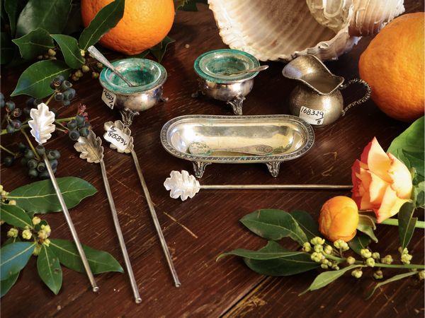 Lotto di argenteria per la tavola  - Asta Dimore fiorentine - Associazione Nazionale - Case d'Asta italiane