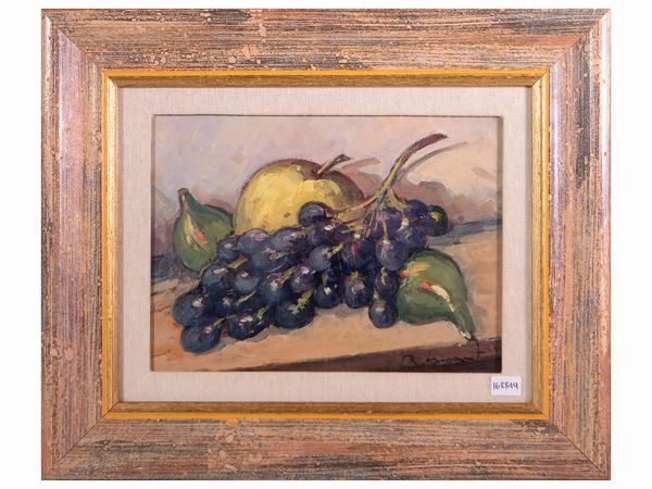 Renzo Martini : Frutta  - Asta Dimore fiorentine - Associazione Nazionale - Case d'Asta italiane