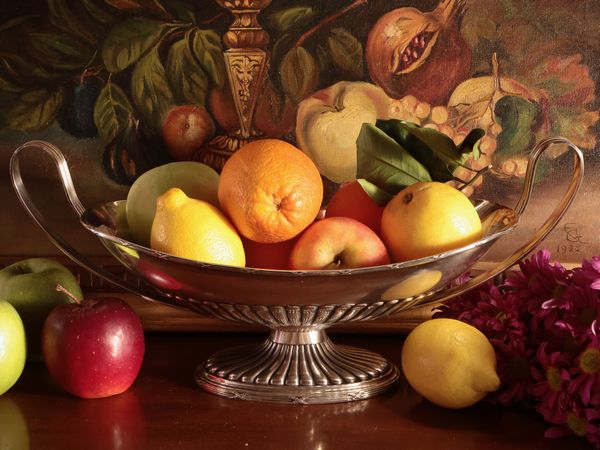 Centrotavola a navicella in argento, Ricci & C. Alessandria  - Asta Dimore fiorentine - Associazione Nazionale - Case d'Asta italiane