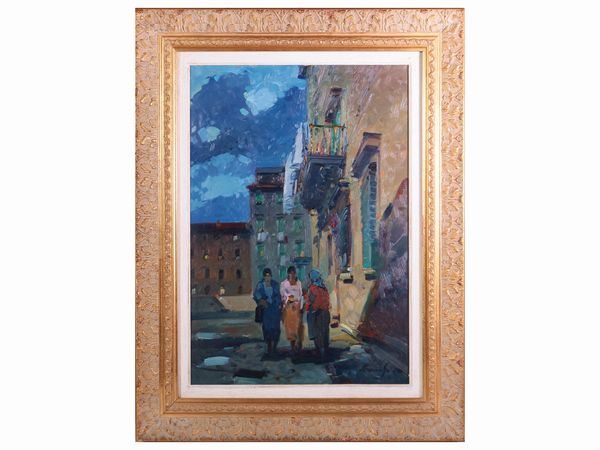 Piero Marchi : Notturno  - Asta Dimore fiorentine - Associazione Nazionale - Case d'Asta italiane