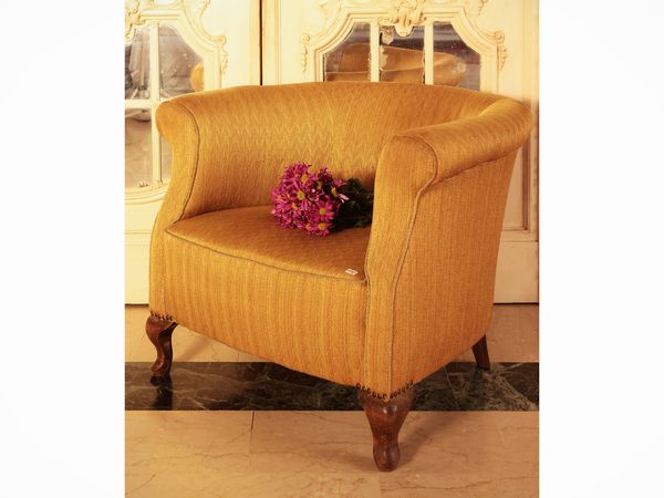 Coppia di poltroncine a pozzetto  - Asta Dimore fiorentine - Associazione Nazionale - Case d'Asta italiane