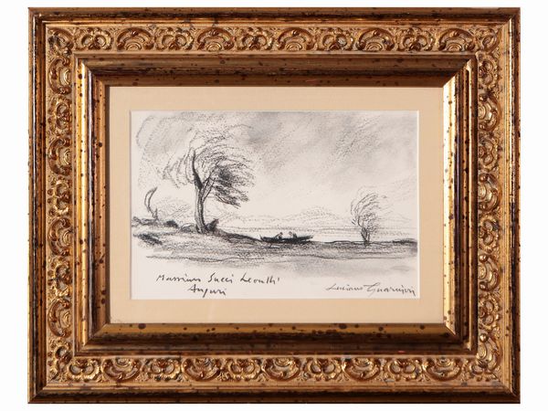 Luciano Guarnieri : Paesaggio  - Asta Dimore fiorentine - Associazione Nazionale - Case d'Asta italiane