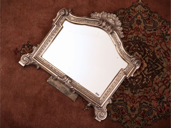 Cartagloria con cornice in metallo argentato  - Asta Dimore fiorentine - Associazione Nazionale - Case d'Asta italiane