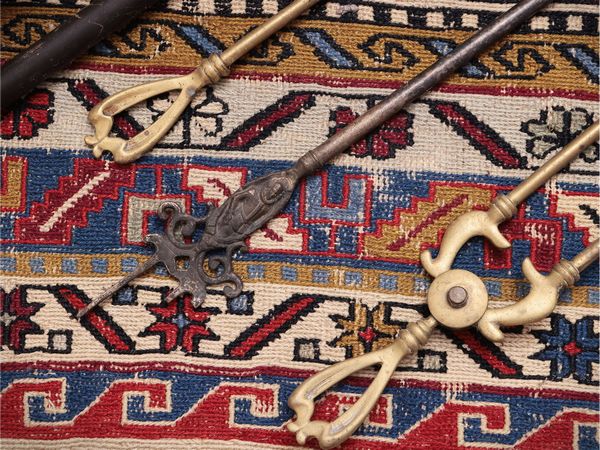 Set da camino  - Asta Dimore fiorentine - Associazione Nazionale - Case d'Asta italiane