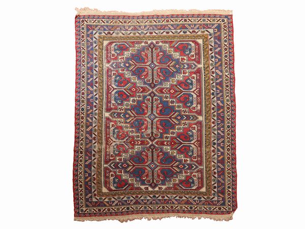 Tappeto caucasico di vecchia manifattura  - Asta Dimore fiorentine - Associazione Nazionale - Case d'Asta italiane