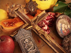 Lotto di oggetti devozionali d'epoca  - Asta Dimore fiorentine - Associazione Nazionale - Case d'Asta italiane