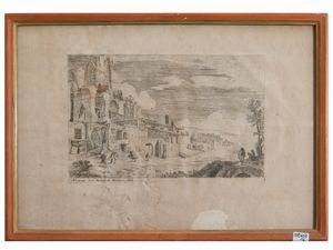 Lotto di grafica d'epoca decorativa  - Asta Dimore fiorentine - Associazione Nazionale - Case d'Asta italiane