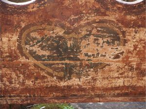 Panca rustica in legno tenero  - Asta Dimore fiorentine - Associazione Nazionale - Case d'Asta italiane