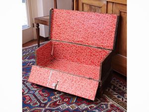 Piccola cassapanca rustica d'epoca  - Asta Dimore fiorentine - Associazione Nazionale - Case d'Asta italiane