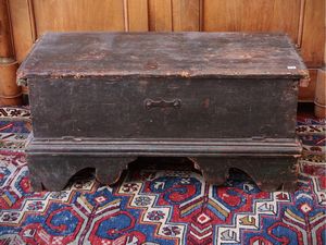 Piccola cassapanca rustica d'epoca  - Asta Dimore fiorentine - Associazione Nazionale - Case d'Asta italiane