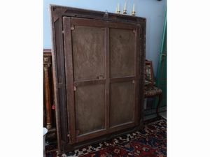 Scuola ungherese : Ritratto di giovane donna in  abito azzurro  - Asta Dimore fiorentine - Associazione Nazionale - Case d'Asta italiane