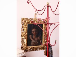 Attaccapanni a stelo in ferro battuto  - Asta Dimore fiorentine - Associazione Nazionale - Case d'Asta italiane