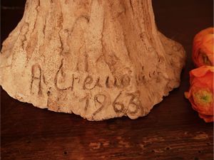 Adriano Cremonini : Madonna con Bambino 1963  - Asta Dimore fiorentine - Associazione Nazionale - Case d'Asta italiane