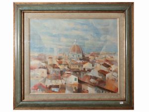 Gualtiero Prenleloup - Veduta di Firenze