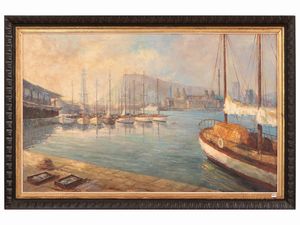 Scuola dell'Italia centrale - Veduta di porto