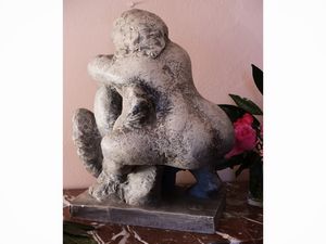 Grande scultura in ceramica  - Asta Dimore fiorentine - Associazione Nazionale - Case d'Asta italiane