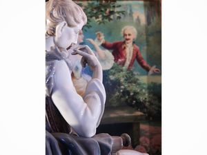 Grande gruppo in porcellana, Lladr  - Asta Dimore fiorentine - Associazione Nazionale - Case d'Asta italiane