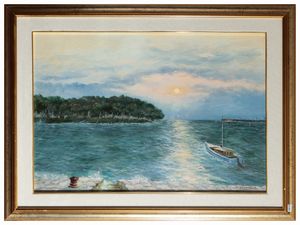 Piero Tredici - Paesaggii marino 1961