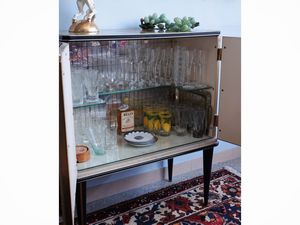 Mobile bar decorato ad imitazione dell'onice  - Asta Dimore fiorentine - Associazione Nazionale - Case d'Asta italiane