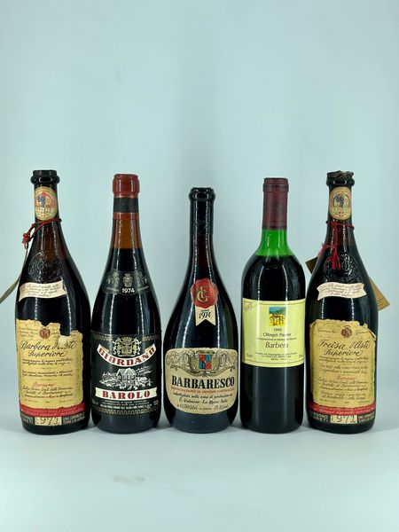 Selezione Piemonte, Bersano - Giordano - Galeasso - Broni  - Asta Wine & Spirits - Associazione Nazionale - Case d'Asta italiane
