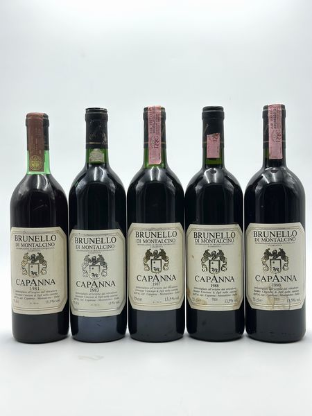 Capanna, Brunello di Montalcino  - Asta Wine & Spirits - Associazione Nazionale - Case d'Asta italiane