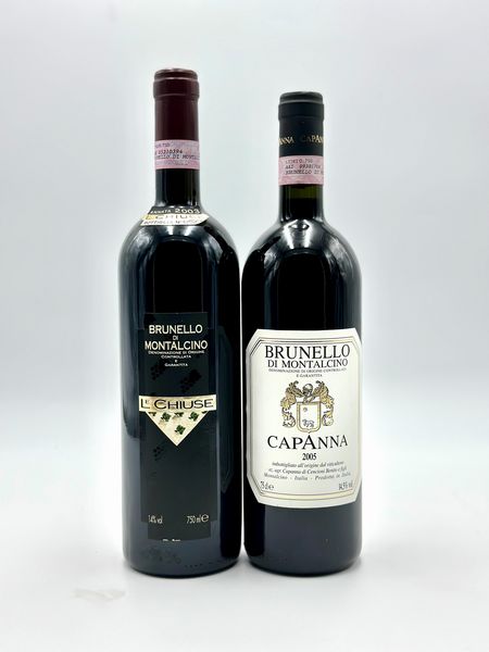 Capanna, Brunello di Montalcino - Le Chiuse, Brunello  - Asta Wine & Spirits - Associazione Nazionale - Case d'Asta italiane