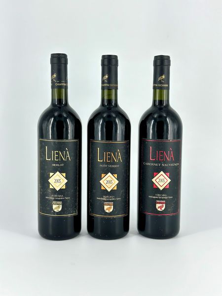 Giovanni Chiappini, LienÃ Â Merlot - LienÃ Â Petit Verdot - LienÃ Â Cabernet Sauvignon  - Asta Wine & Spirits - Associazione Nazionale - Case d'Asta italiane