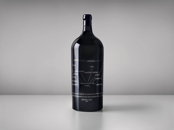 Tenuta dell'Ornellaia, Ornellaia La Proporzione di Joseph Kosuth  - Asta Wine & Spirits - Associazione Nazionale - Case d'Asta italiane