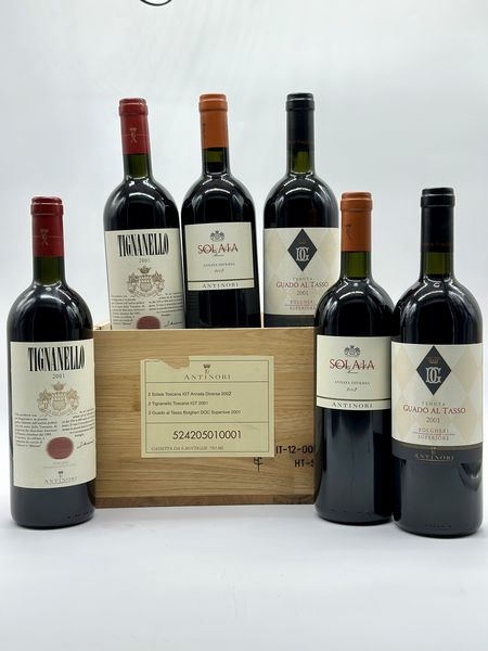 Selezione Antinori, Tignanello - Solaia - Guado Al Tasso  - Asta Wine & Spirits - Associazione Nazionale - Case d'Asta italiane