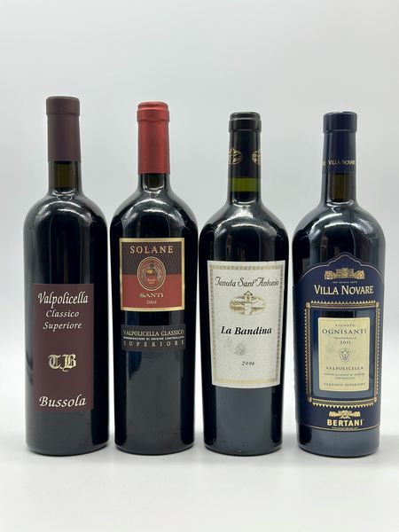 Selezione Veneto, Bussola - Santi - La Bandina - Bertani  - Asta Wine & Spirits - Associazione Nazionale - Case d'Asta italiane