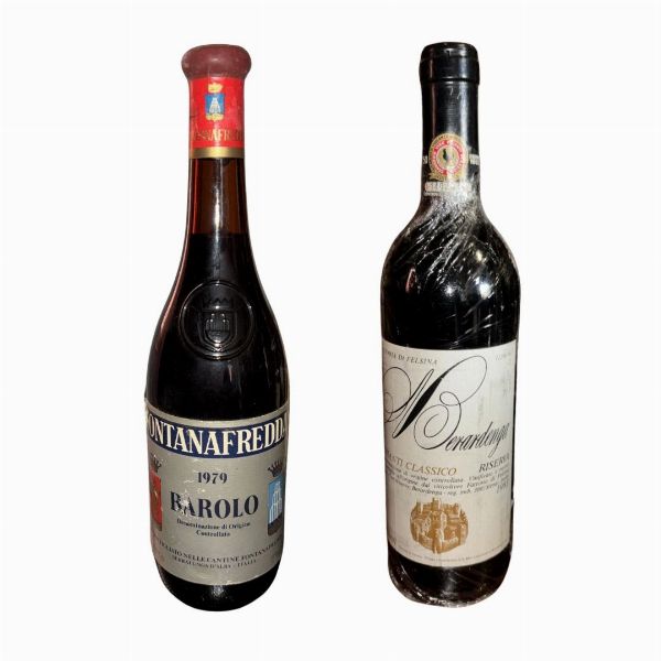 Fontanafredda, Barolo - Fattoria di Felsina, Chianti Riserva Berardenga  - Asta Wine & Spirits - Associazione Nazionale - Case d'Asta italiane