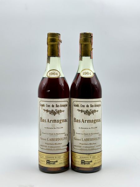 Gerard Laberdolive, Bas Armagnac du Domaine du Pillon  - Asta Wine & Spirits - Associazione Nazionale - Case d'Asta italiane