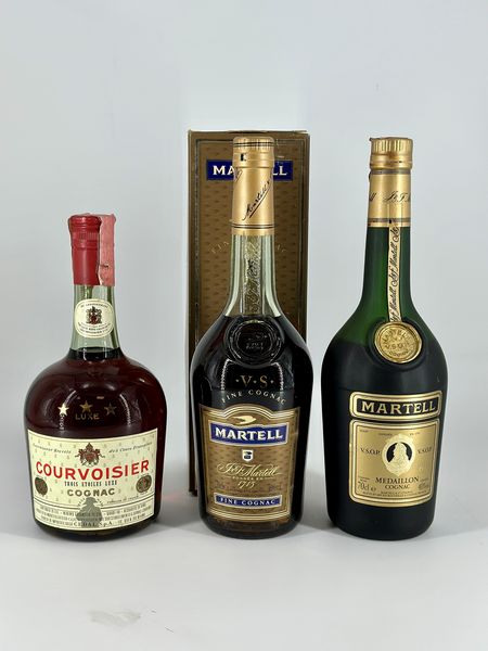 Selezione Cognac, Courvoisier - Martell  - Asta Wine & Spirits - Associazione Nazionale - Case d'Asta italiane