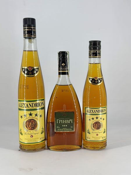 Selezione Spiriti Grecia, Alexandrion  - Asta Wine & Spirits - Associazione Nazionale - Case d'Asta italiane