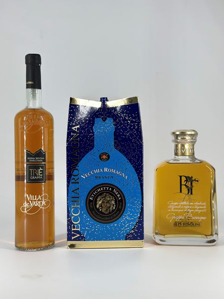 Selezione Spiriti, Villa de Varda - Tosolini - Vecchia Romagna  - Asta Wine & Spirits - Associazione Nazionale - Case d'Asta italiane