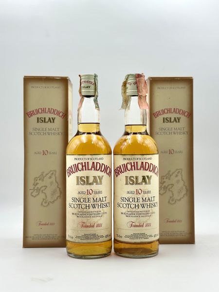 Bruichladdich, Islay 10 Years Old  - Asta Wine & Spirits - Associazione Nazionale - Case d'Asta italiane