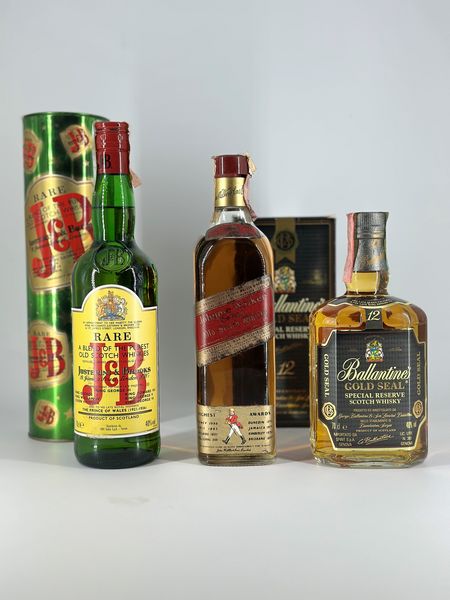 Selezione Whisky, J&B - Johnnie Walker - Ballantines  - Asta Wine & Spirits - Associazione Nazionale - Case d'Asta italiane