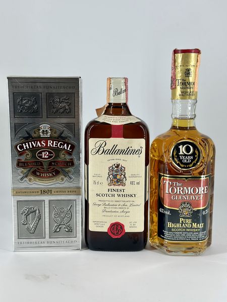 Selezione, Whisky - Chivas - Ballantine's - The Tormore  - Asta Wine & Spirits - Associazione Nazionale - Case d'Asta italiane