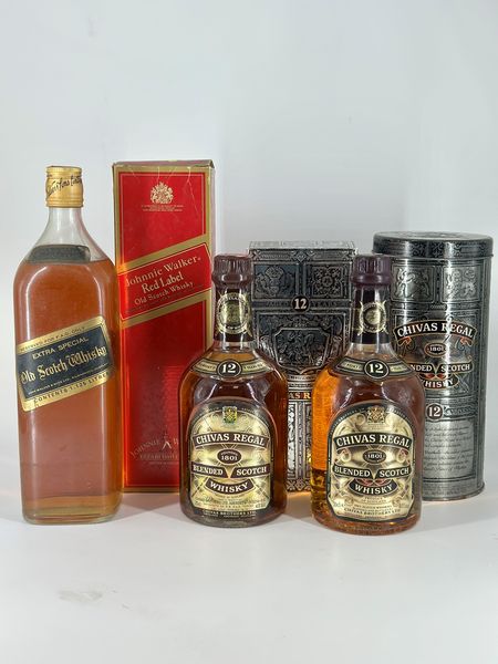 Selezione, Whisky - Johnnie Walker - Chivas  - Asta Wine & Spirits - Associazione Nazionale - Case d'Asta italiane