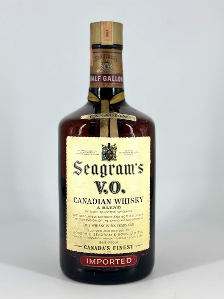 Seagram's V.O. Canadian Whisky  - Asta Wine & Spirits - Associazione Nazionale - Case d'Asta italiane
