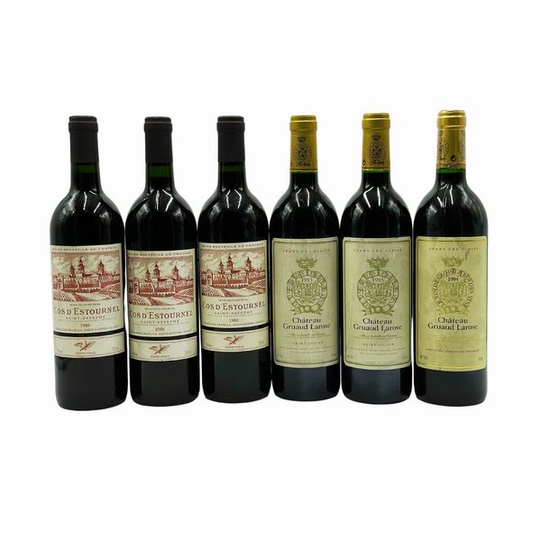 Château Cos d'Estournel - Château Gruaud-Larose, Saint-Julien  - Asta Wine & Spirits - Associazione Nazionale - Case d'Asta italiane