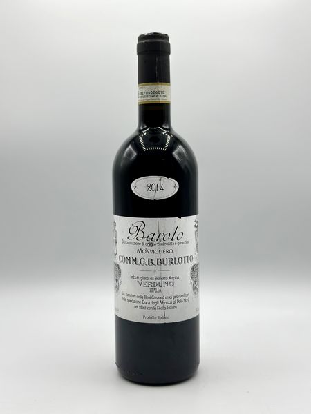 Comm. G. B. Burlotto, Barolo Monvigliero  - Asta Wine & Spirits - Associazione Nazionale - Case d'Asta italiane