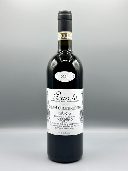 Comm. G.B. Burlotto, Barolo Acclivi  - Asta Wine & Spirits - Associazione Nazionale - Case d'Asta italiane