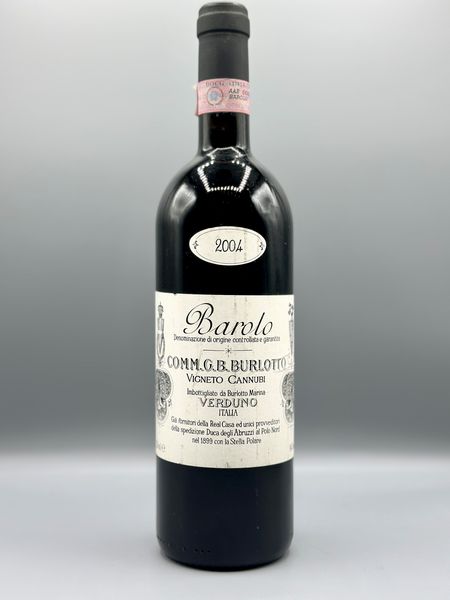 Comm. G.B. Burlotto, Barolo Cannubi  - Asta Wine & Spirits - Associazione Nazionale - Case d'Asta italiane